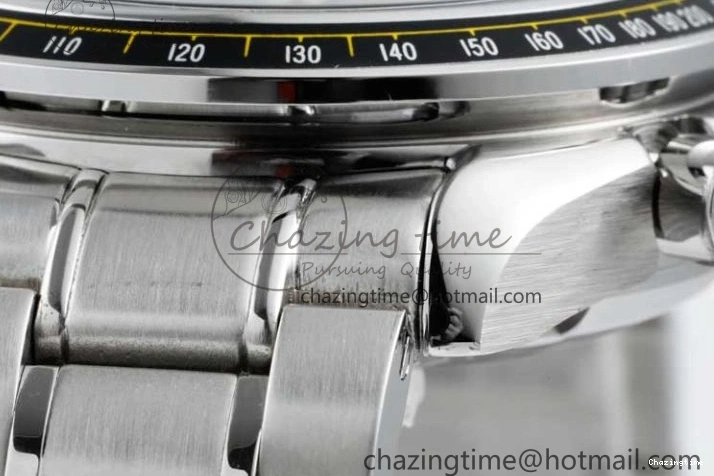 0320 Speedmaster Racing Master SS HKF Best Edition Black Dial on SS Bracelet A Versatile 7810